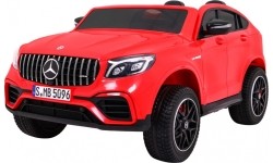 Samochód elektryczny dla dzieci Mercedes GLC 63S, czerwony