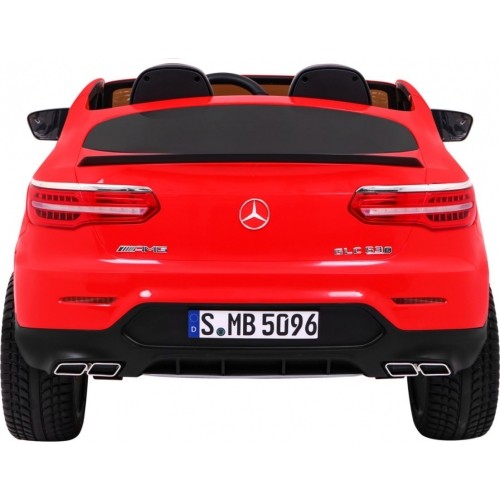 Samochód elektryczny dla dzieci Mercedes GLC 63S, czerwony