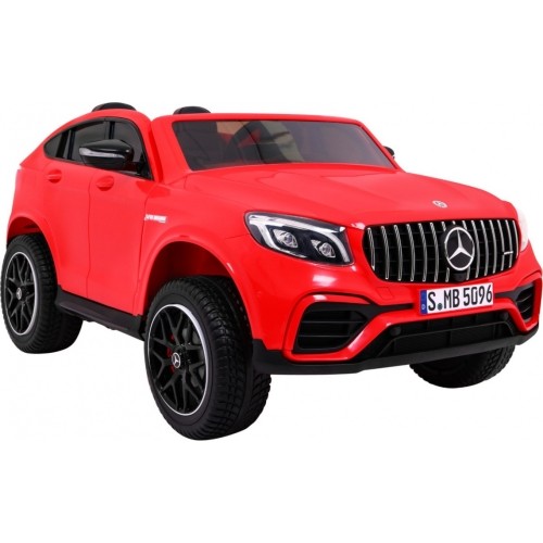 Samochód elektryczny dla dzieci Mercedes GLC 63S, czerwony