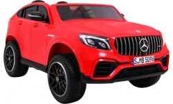 Samochód elektryczny dla dzieci Mercedes GLC 63S, czerwony