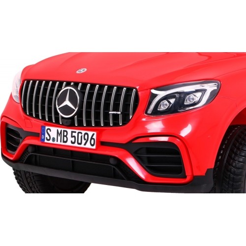 Samochód elektryczny dla dzieci Mercedes GLC 63S, czerwony