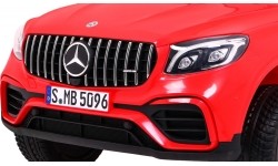 Samochód elektryczny dla dzieci Mercedes GLC 63S, czerwony