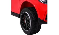 Samochód elektryczny dla dzieci Mercedes GLC 63S, czerwony