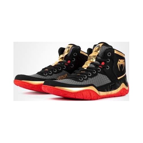 Buty zapaśnicze Venum Elite Wrestling Black/Gold/Red