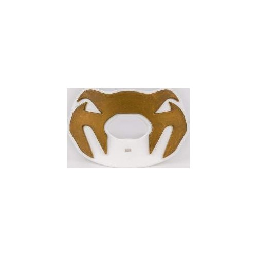 Ochraniacz na zęby Venum Elite Lipguard Logo Edition, biało-złoty