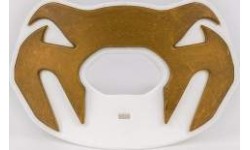 Ochraniacz na zęby Venum Elite Lipguard Logo Edition, biało-złoty