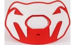 Ochraniacz na zęby Venum Elite Lipguard Logo Edition, czerwono-biały