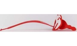 Ochraniacz na zęby Venum Elite Lipguard Logo Edition, czerwono-biały