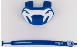 Ochraniacz na usta Venum Elite Lipguard Logo Edition - niebiesko-biały