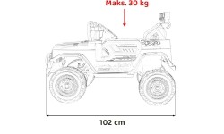 Pojazd elektryczny Off-Road CLIMBER, zielony