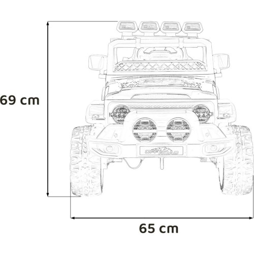Pojazd elektryczny Off-Road CLIMBER, zielony