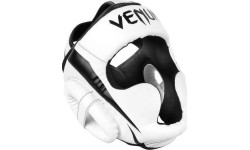 Kask bokserski Venum Elite, biało-czarny