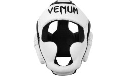 Kask bokserski Venum Elite, biało-czarny