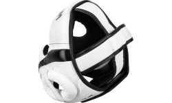 Kask bokserski Venum Elite, biało-czarny
