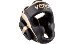 Kask bokserski Venum Elite - czarny/złoty