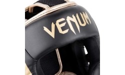 Kask bokserski Venum Elite - czarny/złoty