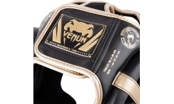 Kask bokserski Venum Elite - czarny/złoty