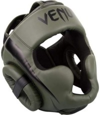 Kask bokserski Venum Elite - Khaki/Czarny