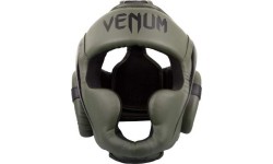 Kask bokserski Venum Elite - Khaki/Czarny