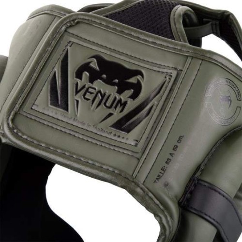 Kask bokserski Venum Elite - Khaki/Czarny