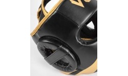 Kask bokserski Venum Challenger – czarno-złoty