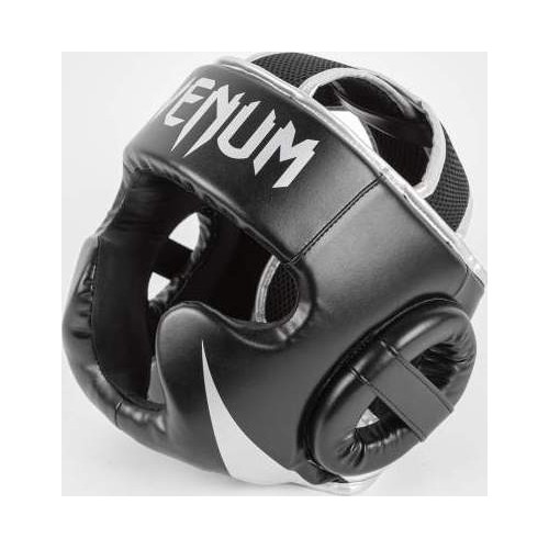 Kask bokserski Venum Challenger, czarny/srebrny
