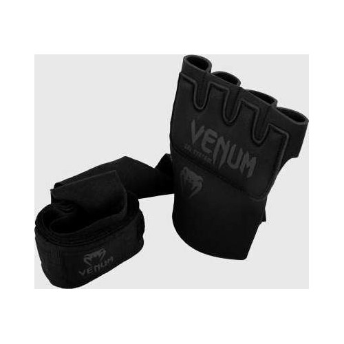 Owijki bokserskie Venum Kontact Gel Glove Wraps - Black/Black