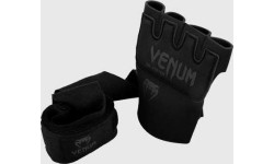 Owijki bokserskie Venum Kontact Gel Glove Wraps - Black/Black