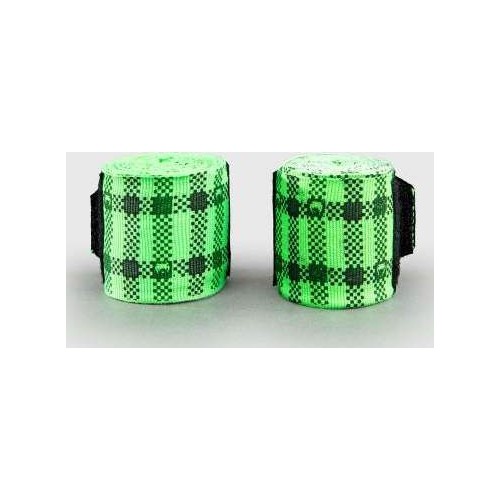 Owijki bokserskie Venum Tartan – neonowa zieleń