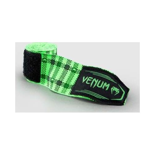 Owijki bokserskie Venum Tartan – neonowa zieleń