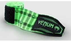 Owijki bokserskie Venum Tartan – neonowa zieleń