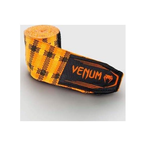 Bandaże bokserskie Venum Tartan, dyniowe