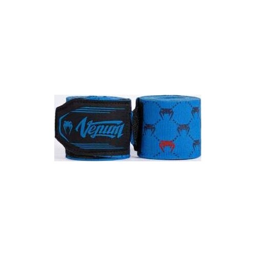 Bandaże bokserskie Venum Monogram Hand Wraps Advanced - niebieskie