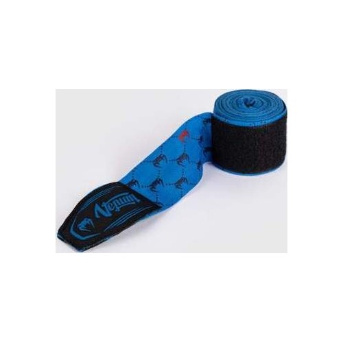Bandaże bokserskie Venum Monogram Hand Wraps Advanced - niebieskie