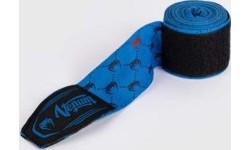 Bandaże bokserskie Venum Monogram Hand Wraps Advanced - niebieskie