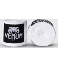 Owijki bokserskie Venum Kontact Original, 4 m, białe