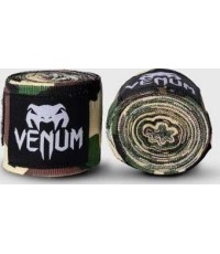 Owijki bokserskie Venum Kontact, 4 m – Forest Camo