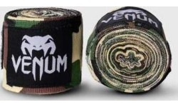 Owijki bokserskie Venum Kontact, 4 m – Forest Camo