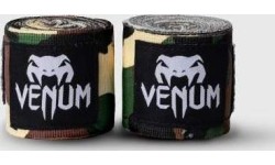 Owijki bokserskie Venum Kontact, 4 m – Forest Camo