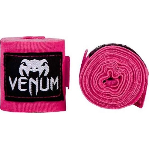 Bandaże bokserskie Venum Kontact, 2,5 m – Neo Pink