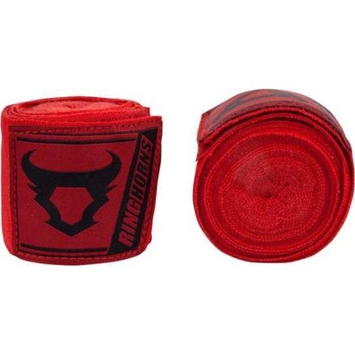 Bandaże bokserskie Ringhorns Charger, 4 m, czerwone
