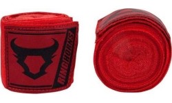 Bandaże bokserskie Ringhorns Charger, 4 m, czerwone