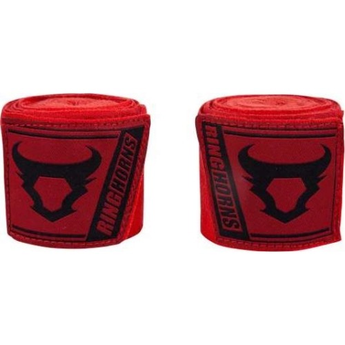 Bandaże bokserskie Ringhorns Charger, 4 m, czerwone