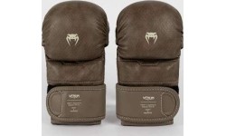 Rękawice MMA Venum Impact Evo Scales do sparingu, brązowe