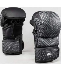 Rękawice sparingowe Venum Midnight Fury, czarno-szaro-srebrne