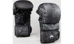 Rękawice sparingowe Venum Midnight Fury, czarno-szaro-srebrne