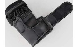Rękawice sparingowe Venum Midnight Fury, czarno-szaro-srebrne