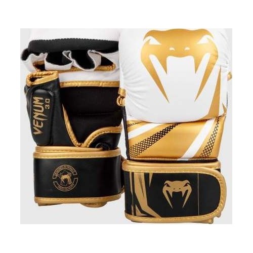 Rękawice MMA Venum Challenger 3.0 – białe/czarne/złote