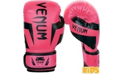 Rękawice bokserskie dziecięce Venum Elite Kids Exclusive, fluorescencyjny róż