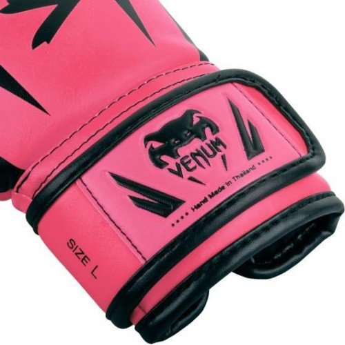 Rękawice bokserskie dziecięce Venum Elite Kids Exclusive, fluorescencyjny róż